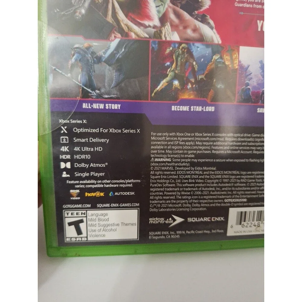 Guardians of the Galaxy (XBOX ONE / SERIES X) Video Game